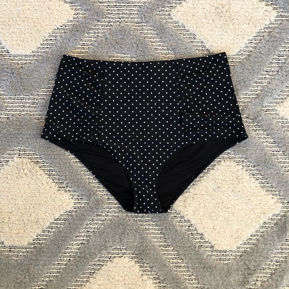 NWT Aerie Polka Dot Swim Bottom XXL